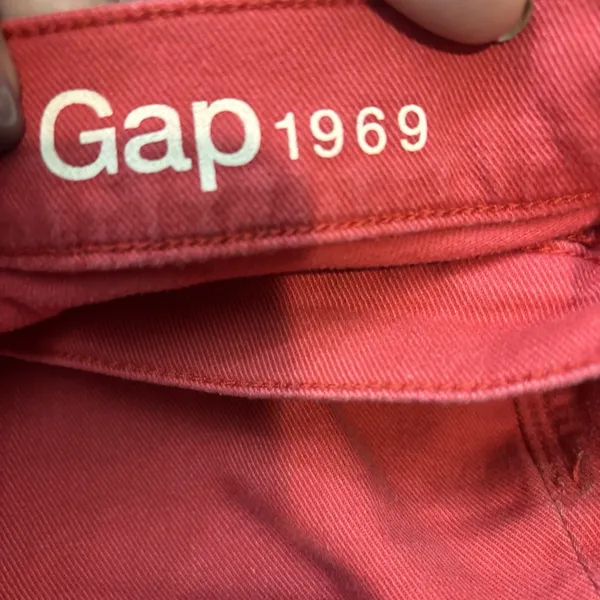 Gap 1969 True Skinny Jeans Women's 28 Red Stretch Denim Skinny‎ Fit - Image 4