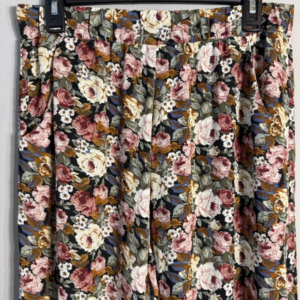 Show Me Your Mumu Floral Wide Leg Jogger Pants Women's Large Boho Festival Twee - Image 7