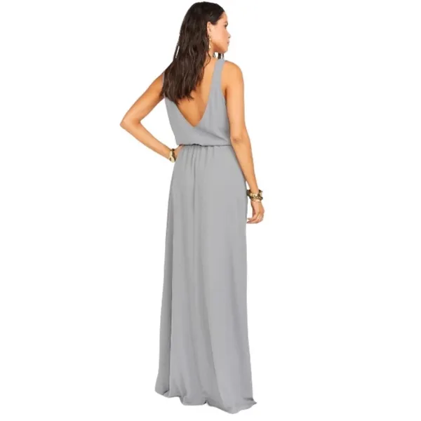 Show Me Your Mumu Gray‎ Kendall Maxi Dress Size Large New With Tags - Image 4