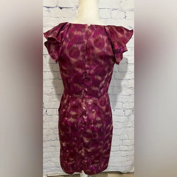 Ann Taylor Loft Purple Dress Size 4 - Image 5