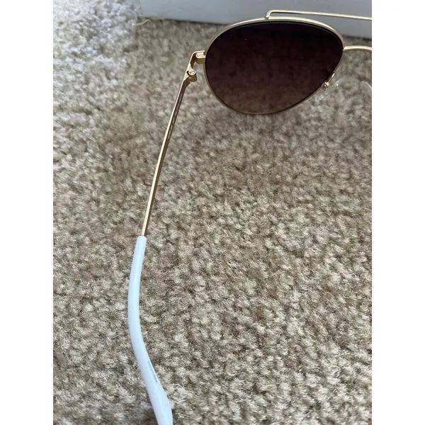 Guess aviator sunglasses retro rose gold steampunk grunge metal sophisticated - Image 10