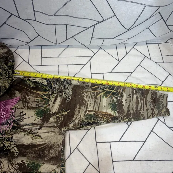 Y2K Cabelas Camo Hoodie Womens‎ Medium Green Advantage Max 1 Open Terrain Heart. - Image 10