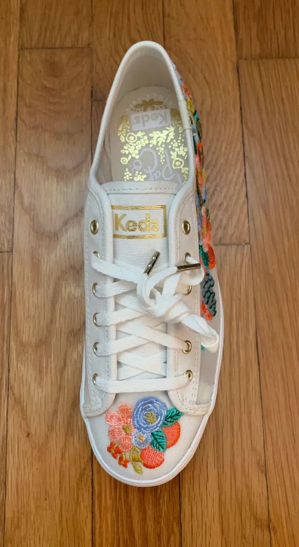 Keds Floral Embroidered  Shoes - Image 6