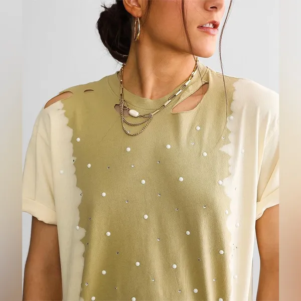 Gilded Intent Embellished Glitz T-Shirt - Image 4
