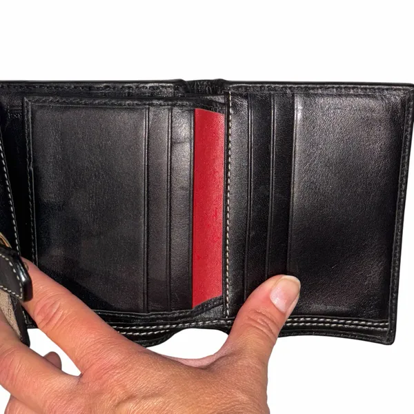 Dooney & Bourke Signature Trifold Wallet - Image 7
