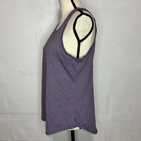 Athletic Works Womens Purple Open Back Tank Stretch Size M (8-10) - Image 4