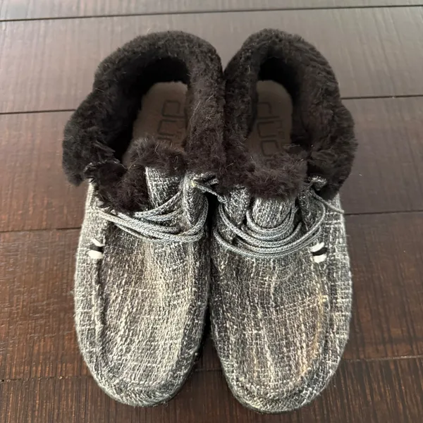 Hey Dude Britt Boho Women Size 8 Cookies and Cream Faux Fur Lined Ankle Boots - Image 6