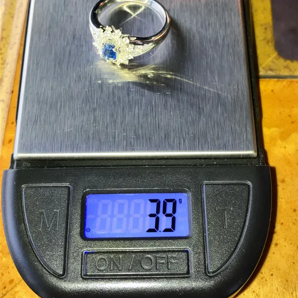 Natural Kyanite Sterling Silver Ring Size 8 - Image 10