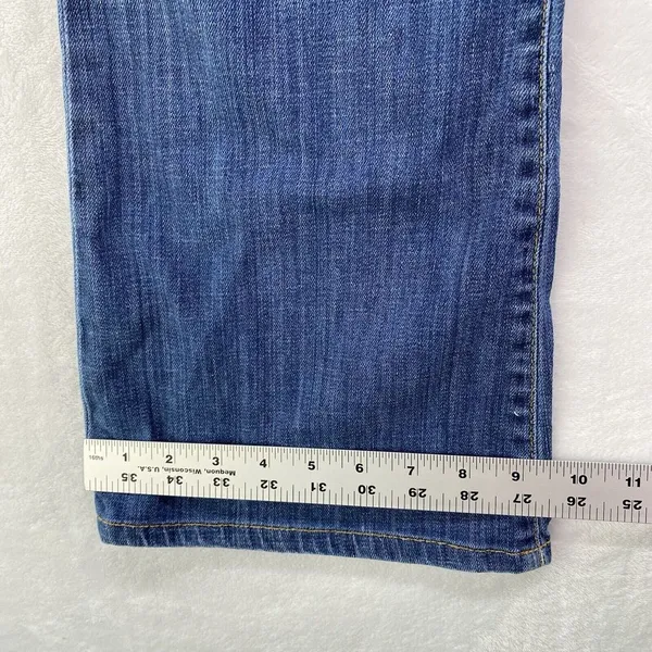 Adriano Goldschmied The Damsel Jeans Womens 28R Blue Denim Straight‎ Made In USA - Image 6
