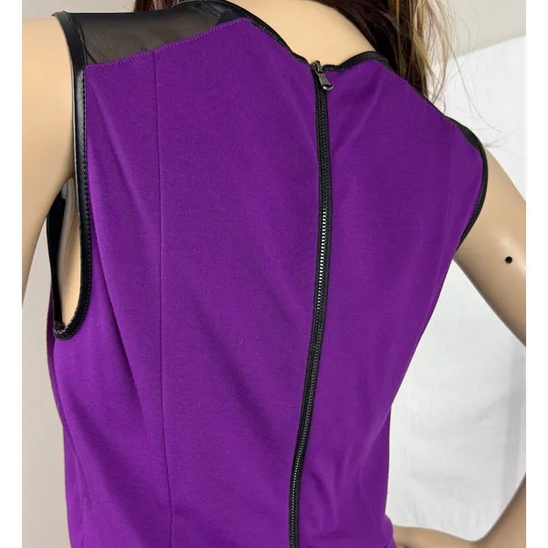 Kenneth Cole 'Eleanore' ~ Purple Illusion Mesh Party /‎ Cocktail Dress Sz 6 - Image 7