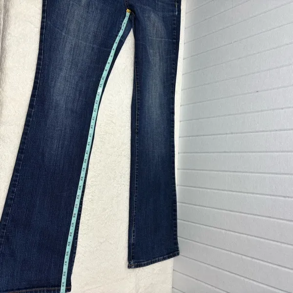 Old Navy Sweet Heart Women's‎ Dark Blue Straight leg Jeans size 10 - Image 7