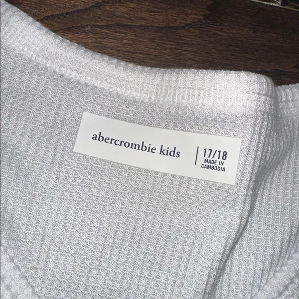 Abercrombie White Knit Top Bella Swan Y2K style size 17-18 - Image 4