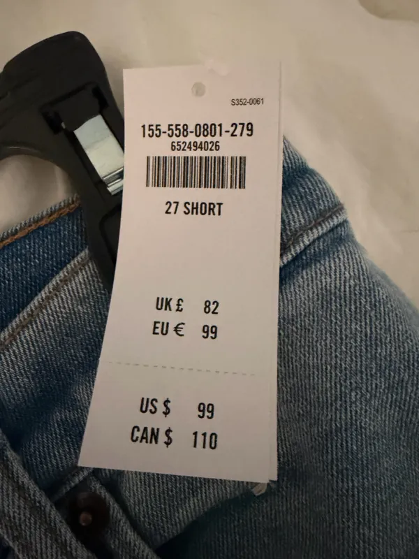 Abercrombie & Fitch Light Blue Distressed Jeans - Image 3