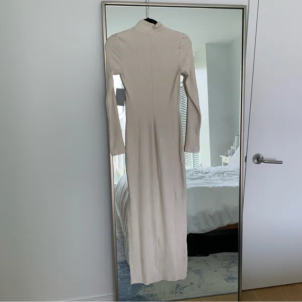 Amanda Uprichard Secora Long Sleeve Turtleneck Maxi Dress - Image 3