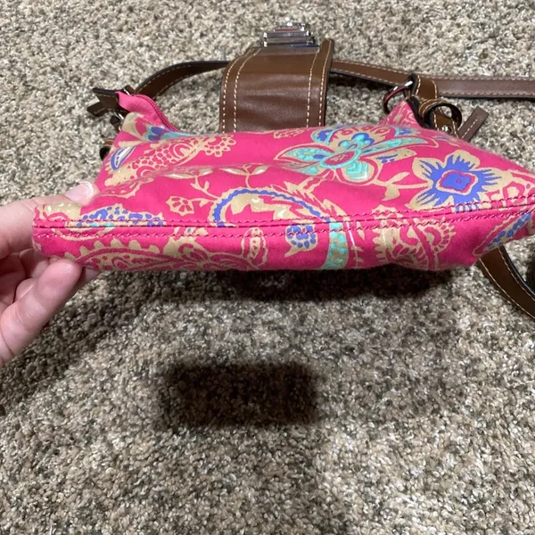 Ralph Lauren Chaps Pink Pamela crossbody purse - Image 8