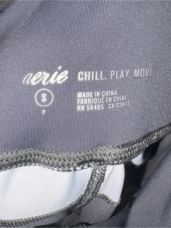 Aerie grey high rise leggings S - Image 3