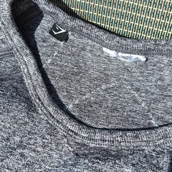 Gymshark Banded Crop Long sleeve Top Grey S - Image 4