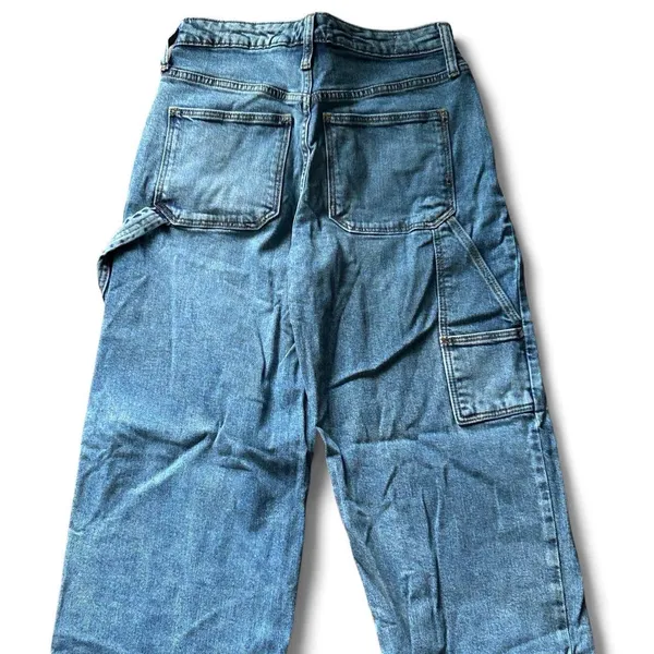 universal thread high waisted wide leg carpenter jeans - Image 2