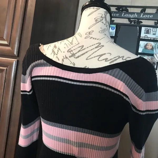 Derek Heart Long Sleeve Sweater Dress Large - Image 13