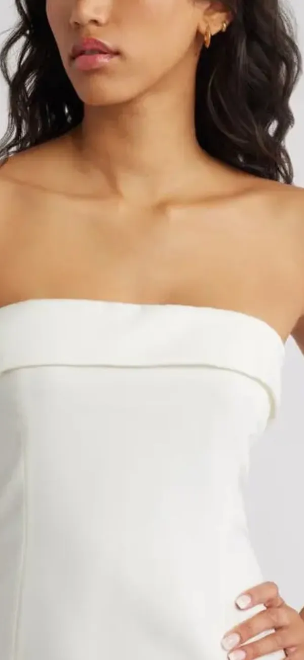 Nordstrom Open Edit white mini dress - Image 3