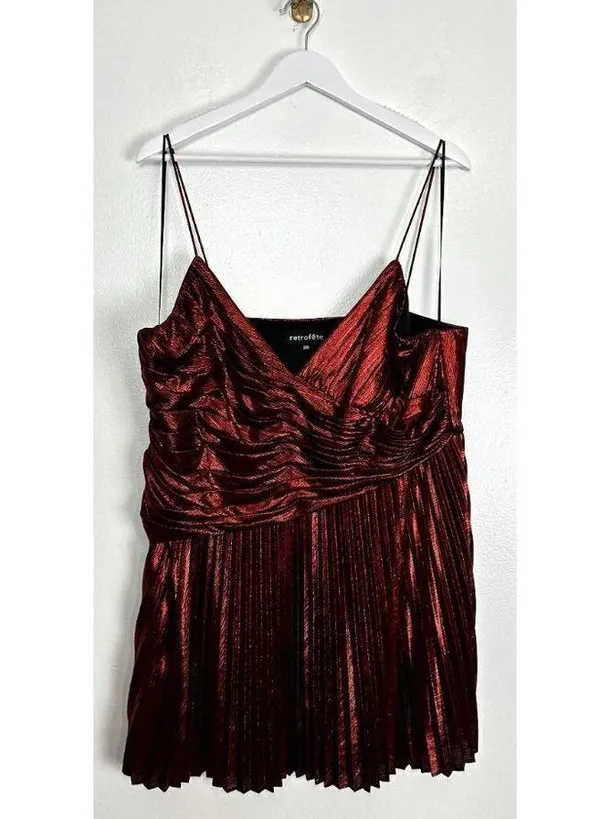 Retrofête Lumi Dress in Red Size XX-Large - Image 3