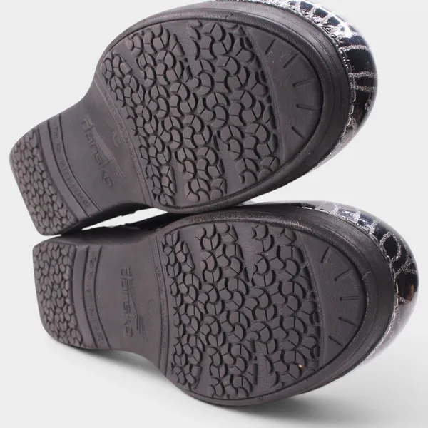 Dansko XP 2.0 Glitter Waves Patent Clogs Women 37 - Image 11