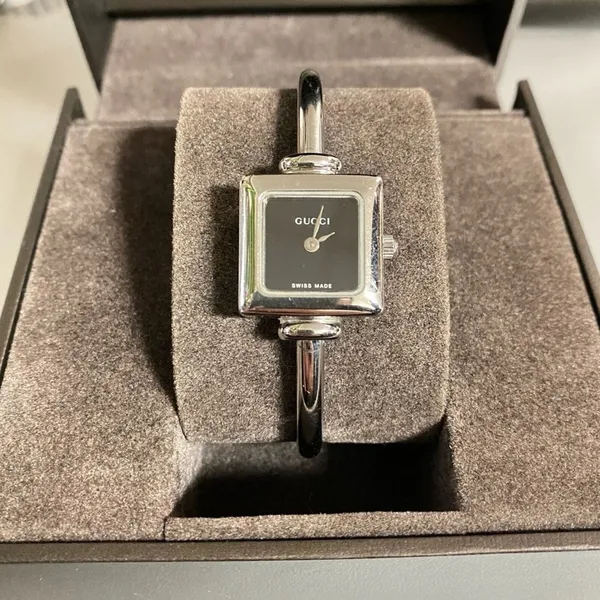 Auth Gucci 1900L Watch‎ Sapphire Crystal Silvertone Swiss Made Water Resistant - Image 8