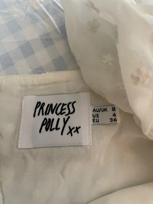 Princess Polly Dress Mini White - Image 4