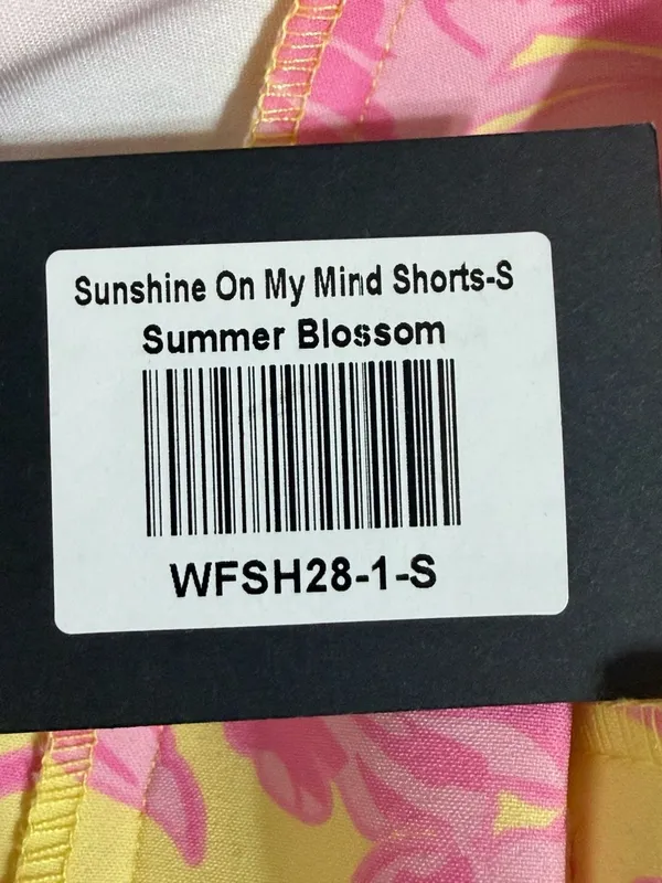White Fox Boutique Sunshine On My Mind Shorts in Summer Blossom - Image 5