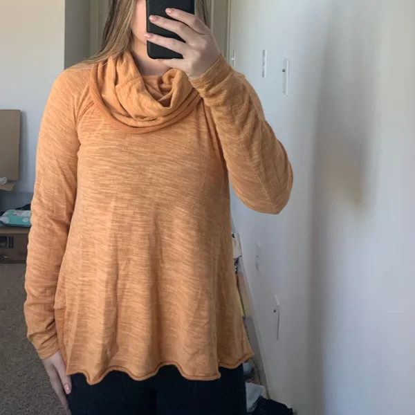 Free people beach collection turtleneck/cowl neck pullover - Image 9