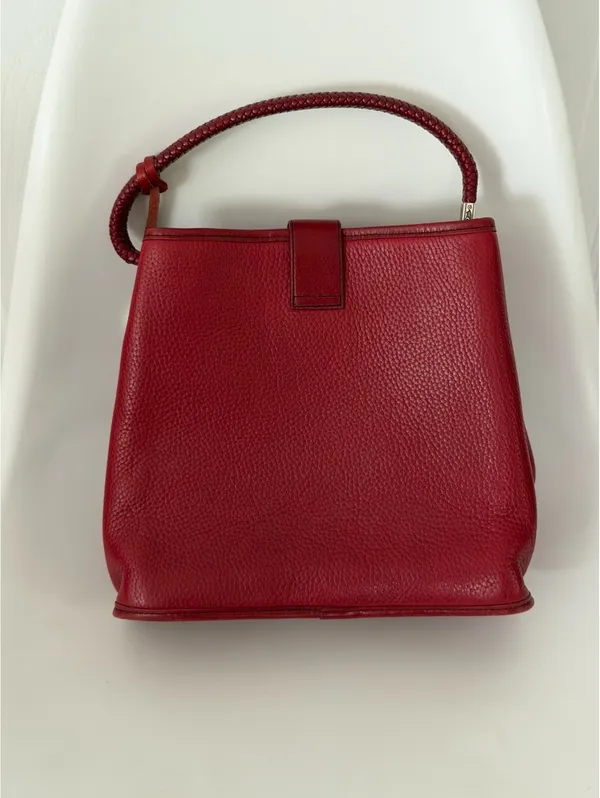 Brighton red leather handbag - Image 2