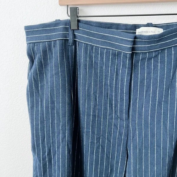 Abercrombie Pinstripe Trousers - Image 6