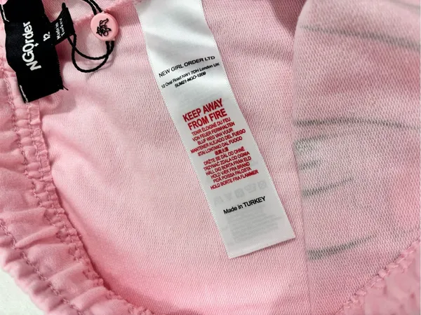 NGOrder Manga Anime Pink Jogger Sweatpants Size 12 - Image 8