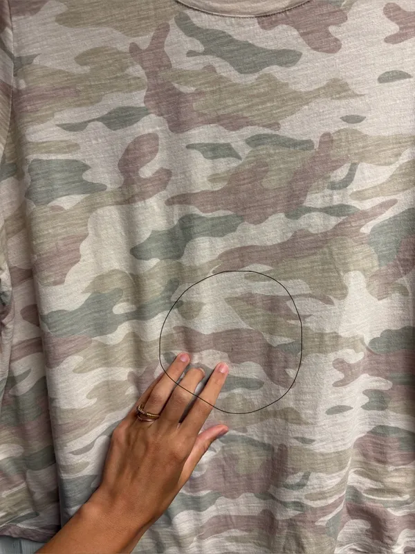 Old Navy 100% Cotton Light Camo Basic Short Sleeve T-Shirt Size XXL - Image 2