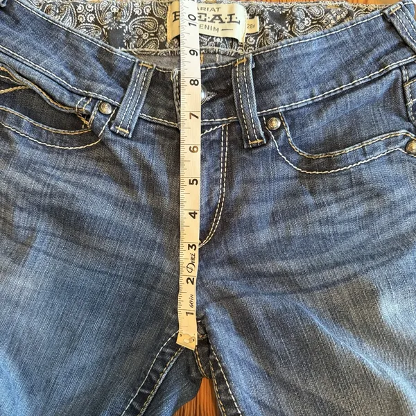 Ariat REAL Jeans Women's 28R MidRise Stretch Whipstitch Bootcut Western Rodeo - Image 9