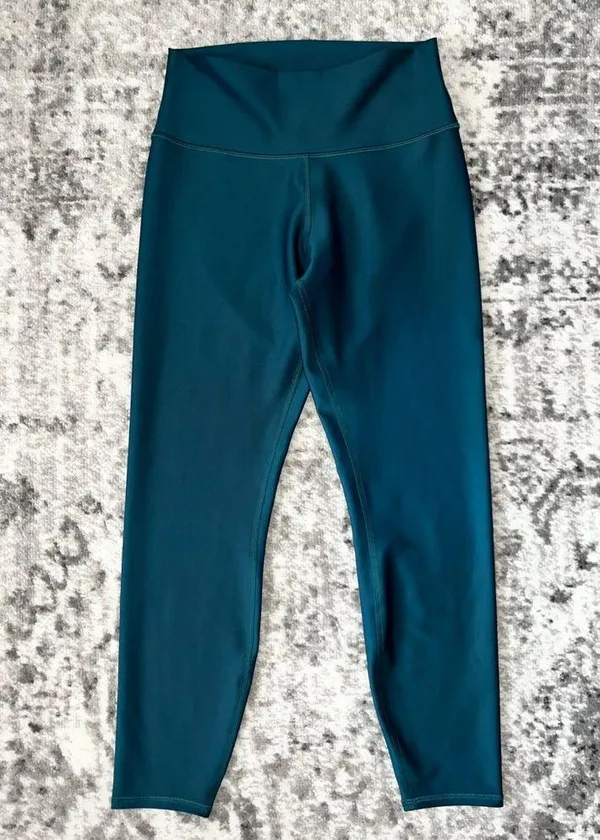 Alo High-Waist Airlift Legging in Galactic Teal - Image 2