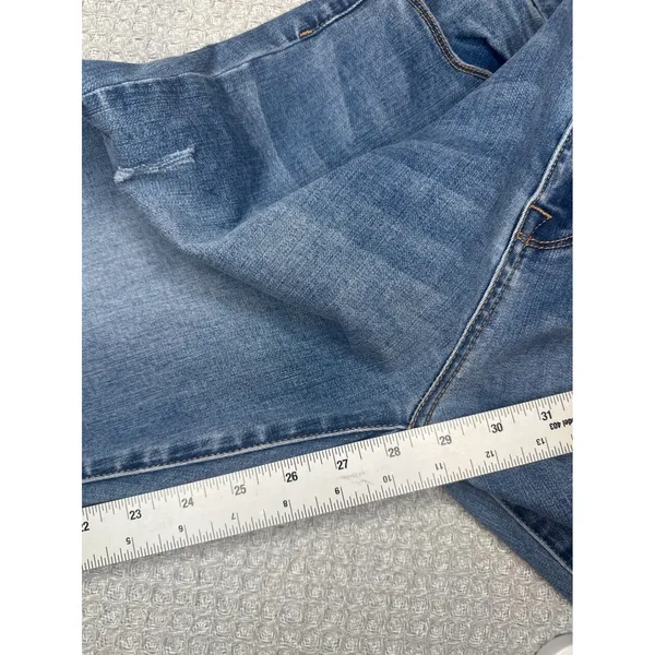 PacSun Push‎ Up Jegging Women's Size 30 Blue Denim Power Super Stretch Jeans - Image 7