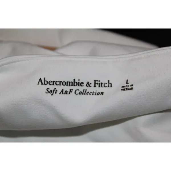 Womens Abercrombie & Fitch Soft AF White Sleeveless Tank Bodysuit Size Large NWT - Image 3