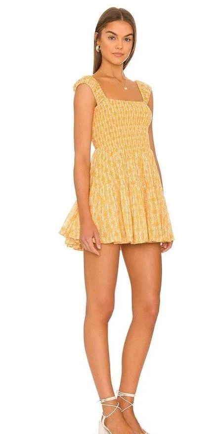 Free People Sweet Annie Smock Mini Dress - Image 3