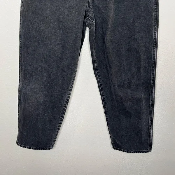 Sunday Best Aritzia Womens Black High-Waisted Straight Leg Jeans Size 29 - Image 7