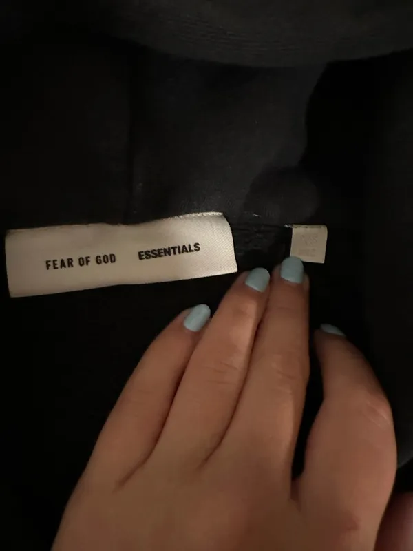 Fear of God Essentials zip up hoodie - Image 2