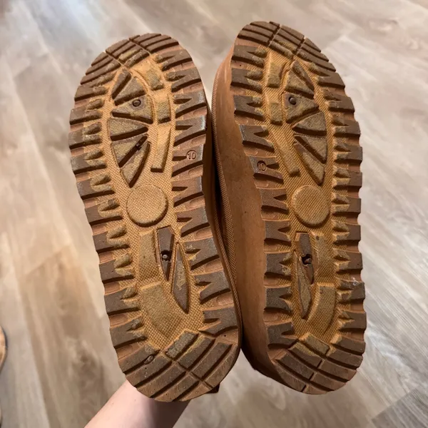 Mudd Stormy Brown Chestnut Suede Platform Clog 10 - Image 8