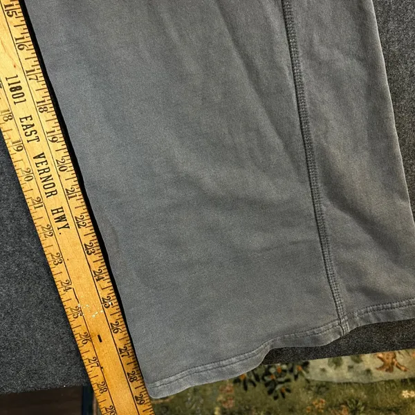 Lazy Sunday Women Grey Mineral Wash Wide Leg Pintuck Sweatpants Size M - Image 7