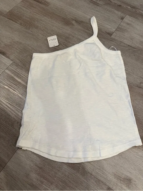 Free People NEW One Way or Another" One-Shoulder Tank Top - Image 6