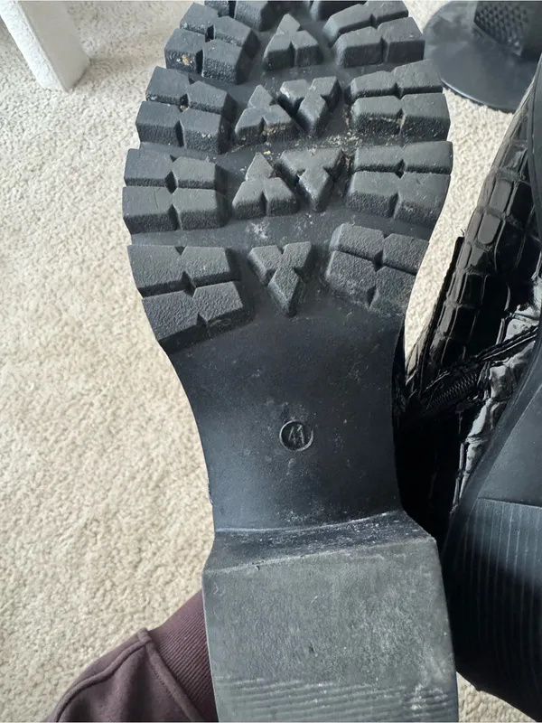 Topshop croc embossed booties - Image 6