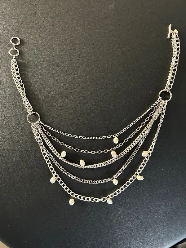 Stella & Dot Avery Pearl Necklace Multistrand - Image 2