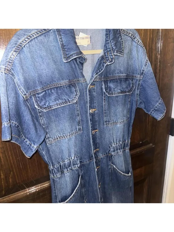 We the free Marci Jumpsuit / coverall in High Noon - Image 4