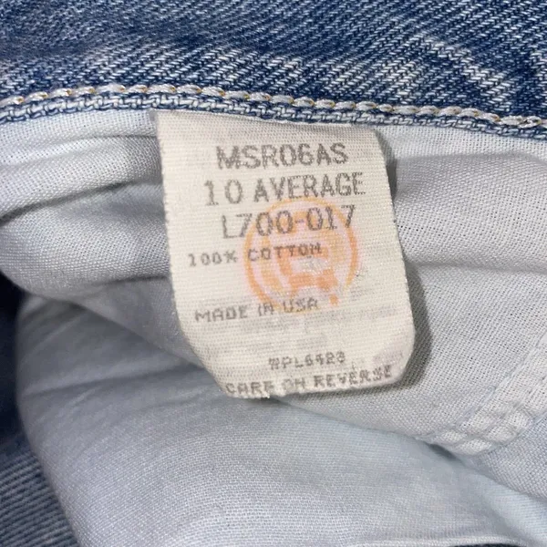 Vintage 90s Wrangler Mom Shorts Women Size 10 High Rise Light Wash - Image 7