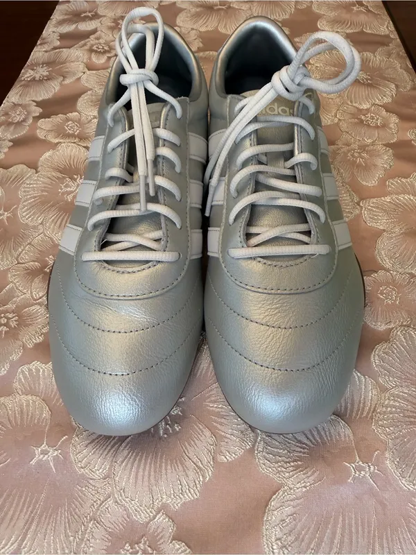 Adidas Women's Grand Court Lo Shoes - Silver Metallic/White/Gum Size 9.5 Sneaker - Image 2