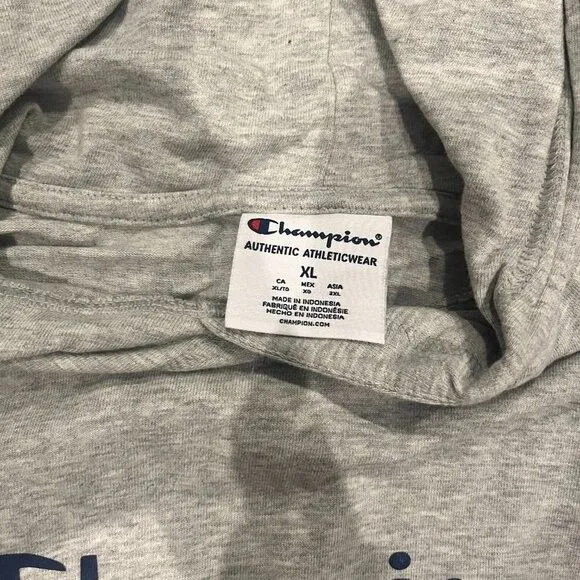 Grey Champion XL Authentic Athleticwear‎ Hoodie Unisex - Image 4